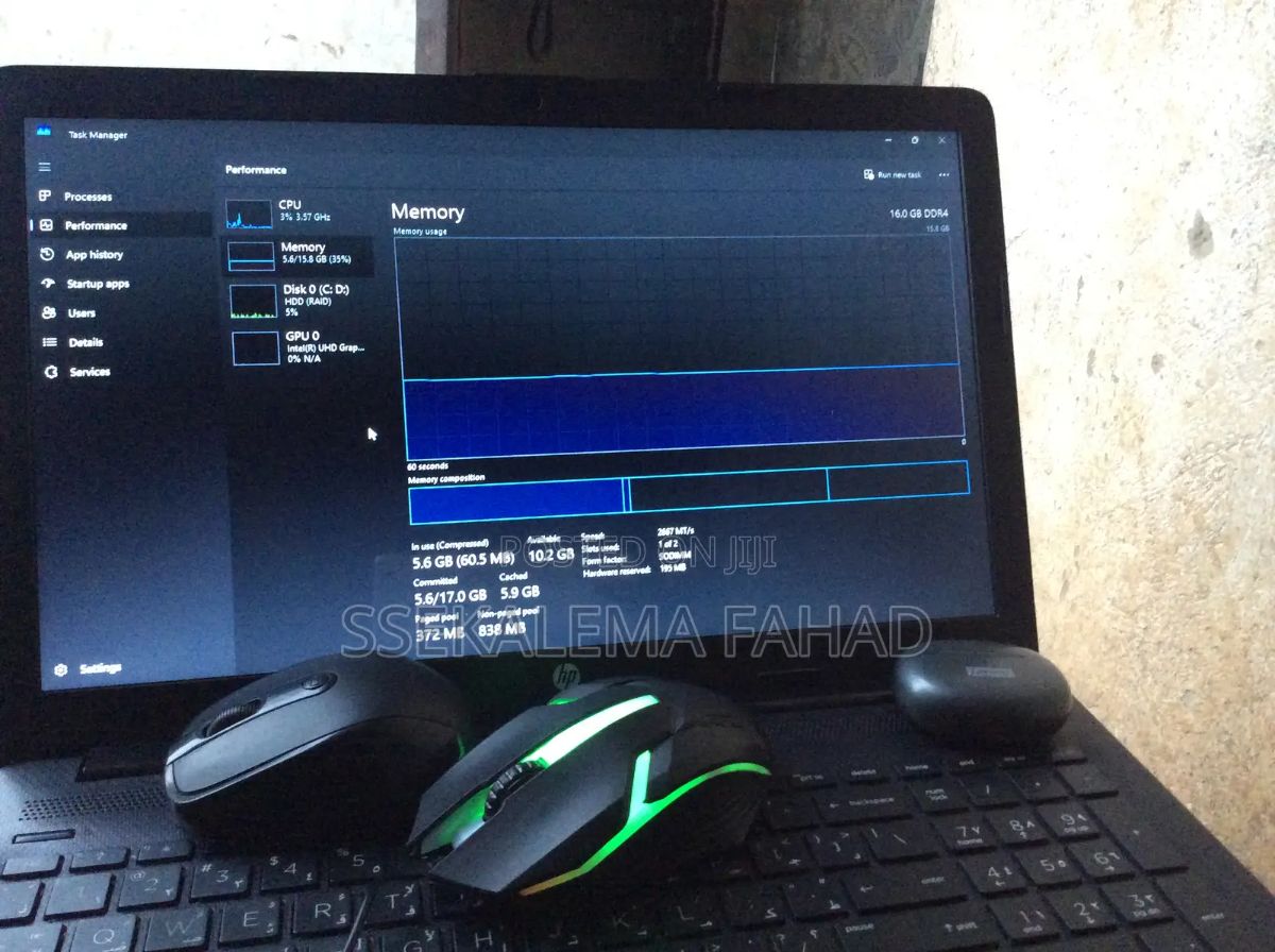 HP 15 16GB RAM 1TB HDD