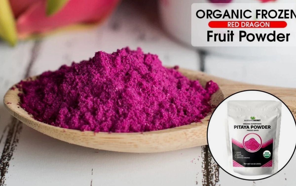 Superfood Organic Freeze-Dried Pitaya Powder Dragon Fruit
