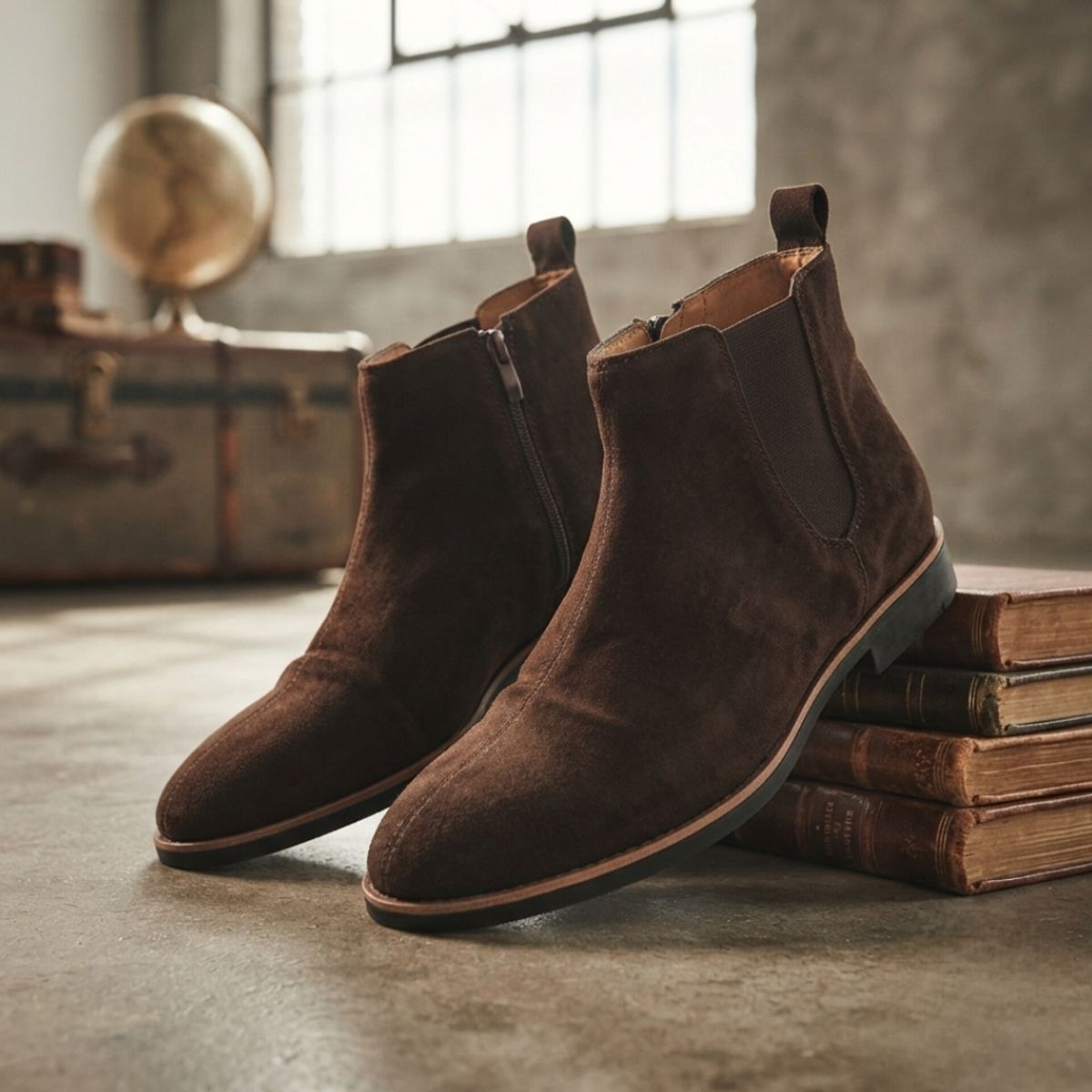 Suede Chelsea Boots