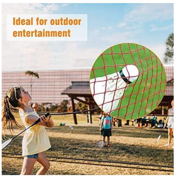 Badminton Net Multi Sport Indoor or Outdoor Net for Playing Pickleball, Kids Volleyball, Soccer Tennis, Lawn Tennis