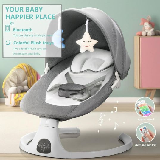 Baby swing baby rocking chair, soothing chair, electric children's rocking chair for coaxing babies to sleep