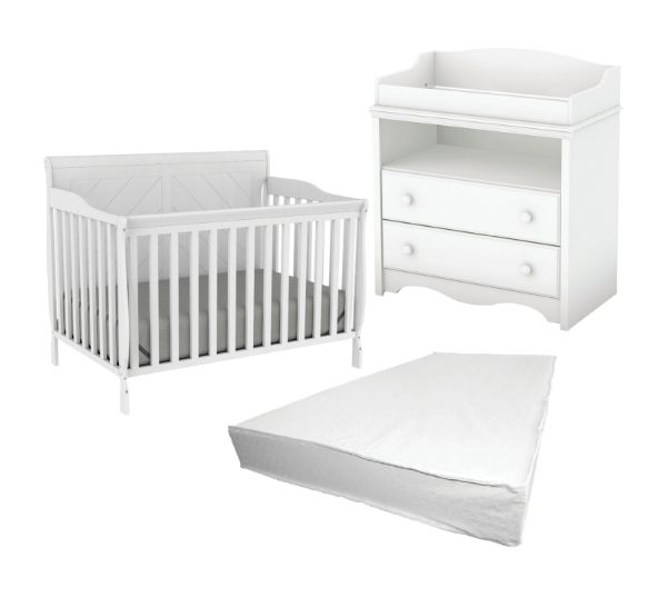Bebelelo baby nursery kit 112, convertible baby crib and changing table