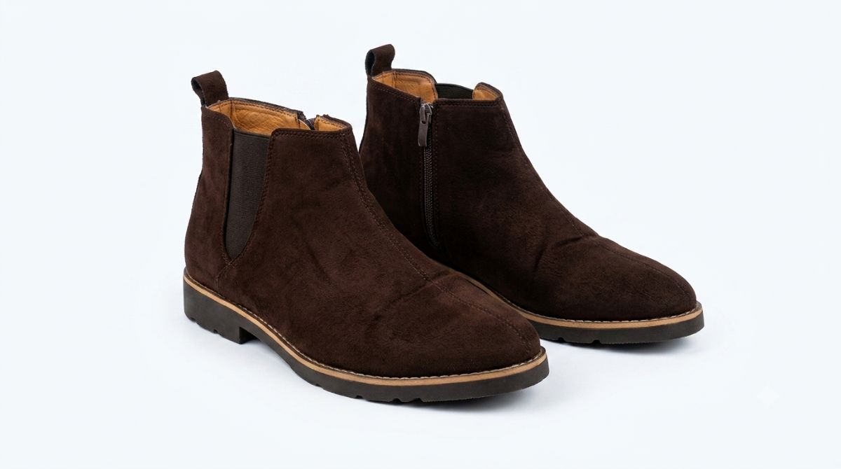 Men's Casual Suede Chelsea Ankle Boots