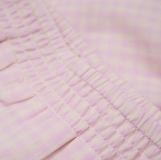 Minymo Short-Sleeve Dress with Shorts Set - Light Rose (9 Months)