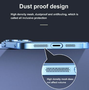 Apple iPhone 12 Blue Case Fashion Flower Smart Shockproof