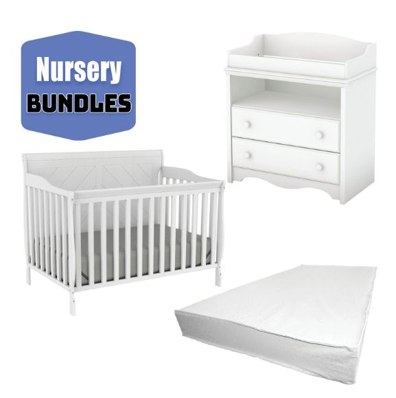 Bebelelo baby nursery kit 112, convertible baby crib and changing table