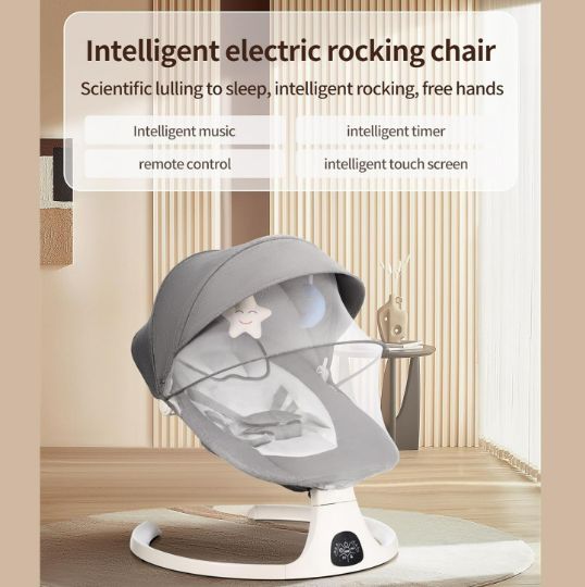 Baby swing baby rocking chair, soothing chair, electric children's rocking chair for coaxing babies to sleep