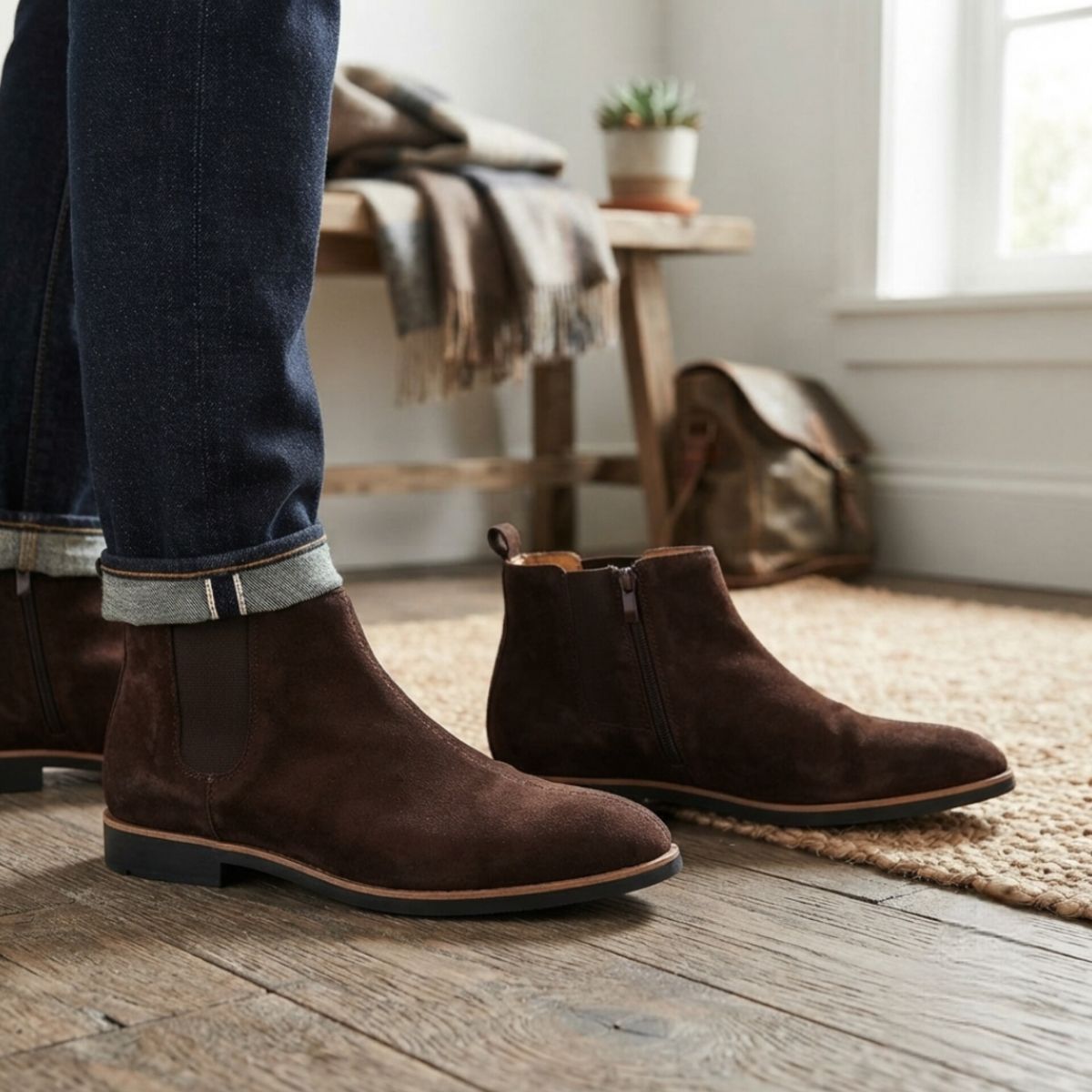 Suede Chelsea Boots